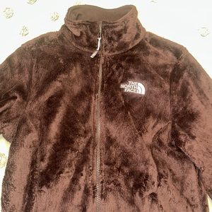 North face fuzzy jacket